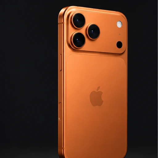 iPhone 17 Pro Max — дизайнерская иллюстрация